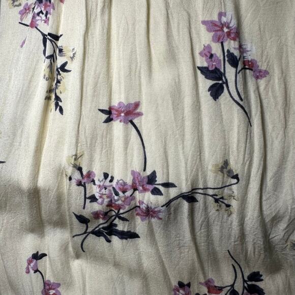 Showpo Midi Wrap Dress Women Size 6 Floral V-Neck Cottagecore Boho Summer Flowy - Picture 8 of 15